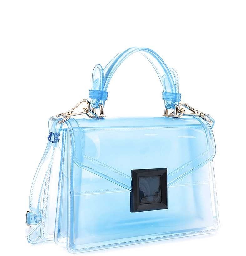 designer clear crossbody bag